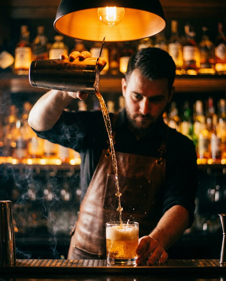 Full bar pour