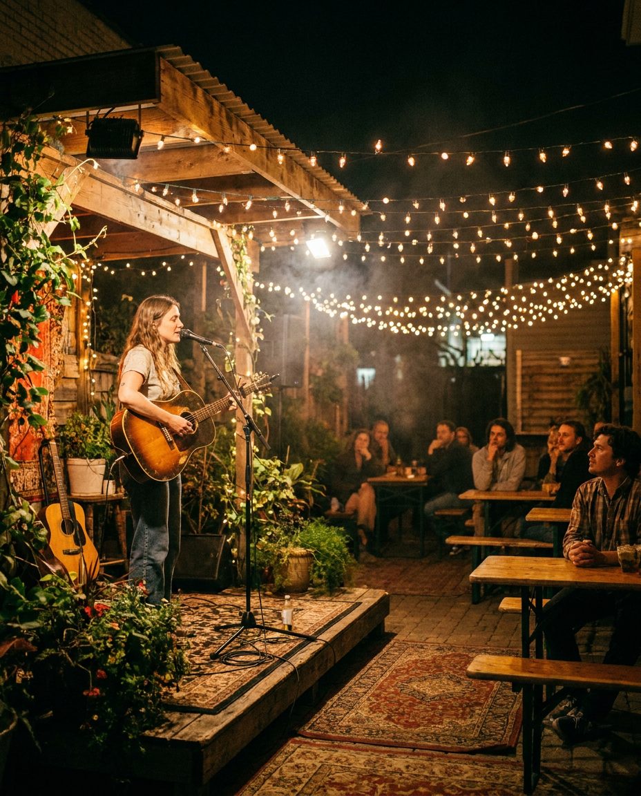 Live music on stage